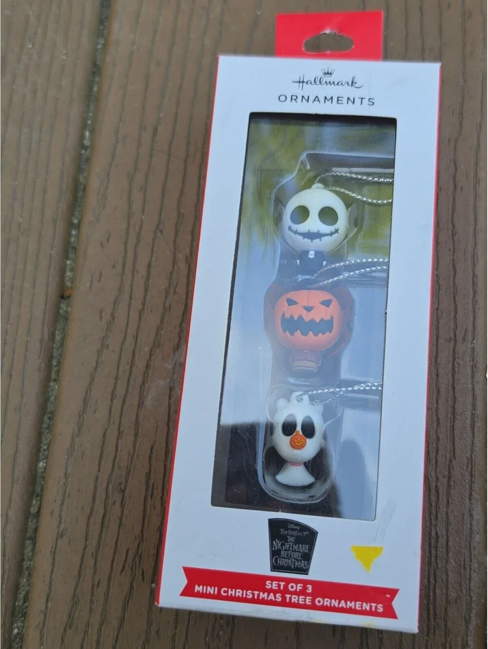 Hallmark Disney Nightmare Before Christmas Set of 3 Mini Christmas Tree ornament